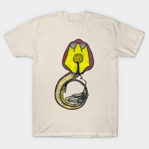 Sssssssaphone T-Shirt by Canyon Hills Music